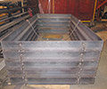 Structural Steel Fabrication of Carbon Steel Sidewalk Gratings & Frames